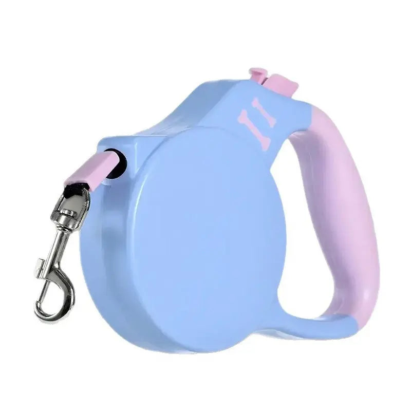 Ultimate Pet Gift Set: Adjustable Long Dog Leash with One-Button Brake for Safe Night Walks - Perfect for Medium Dogs and Cats in Durable Linen Material