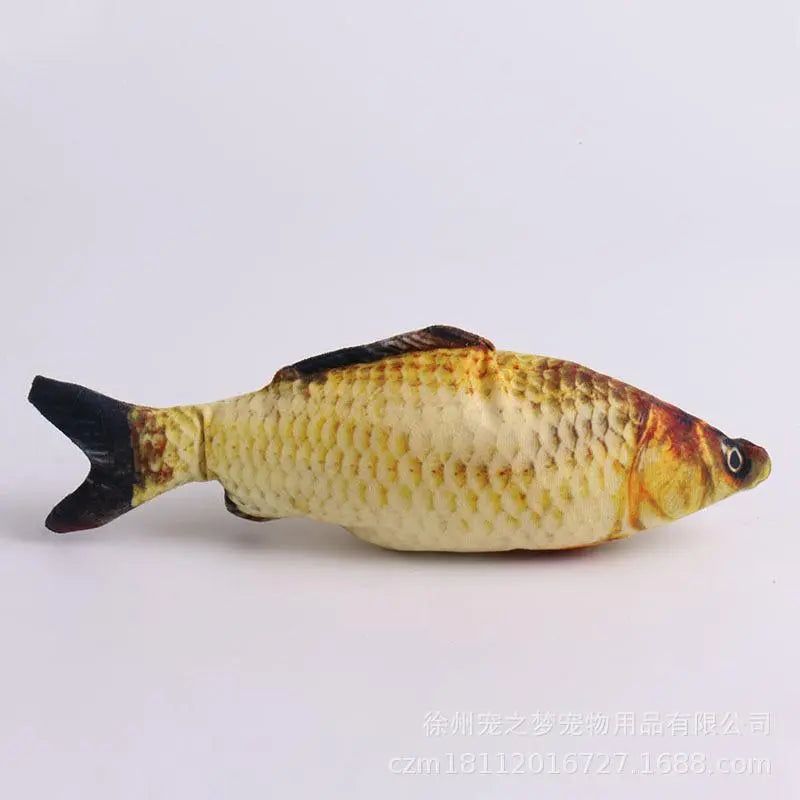 Interactive Fish-Shaped Cat Chew Toy - Fun Pet Entertainment & Supplies