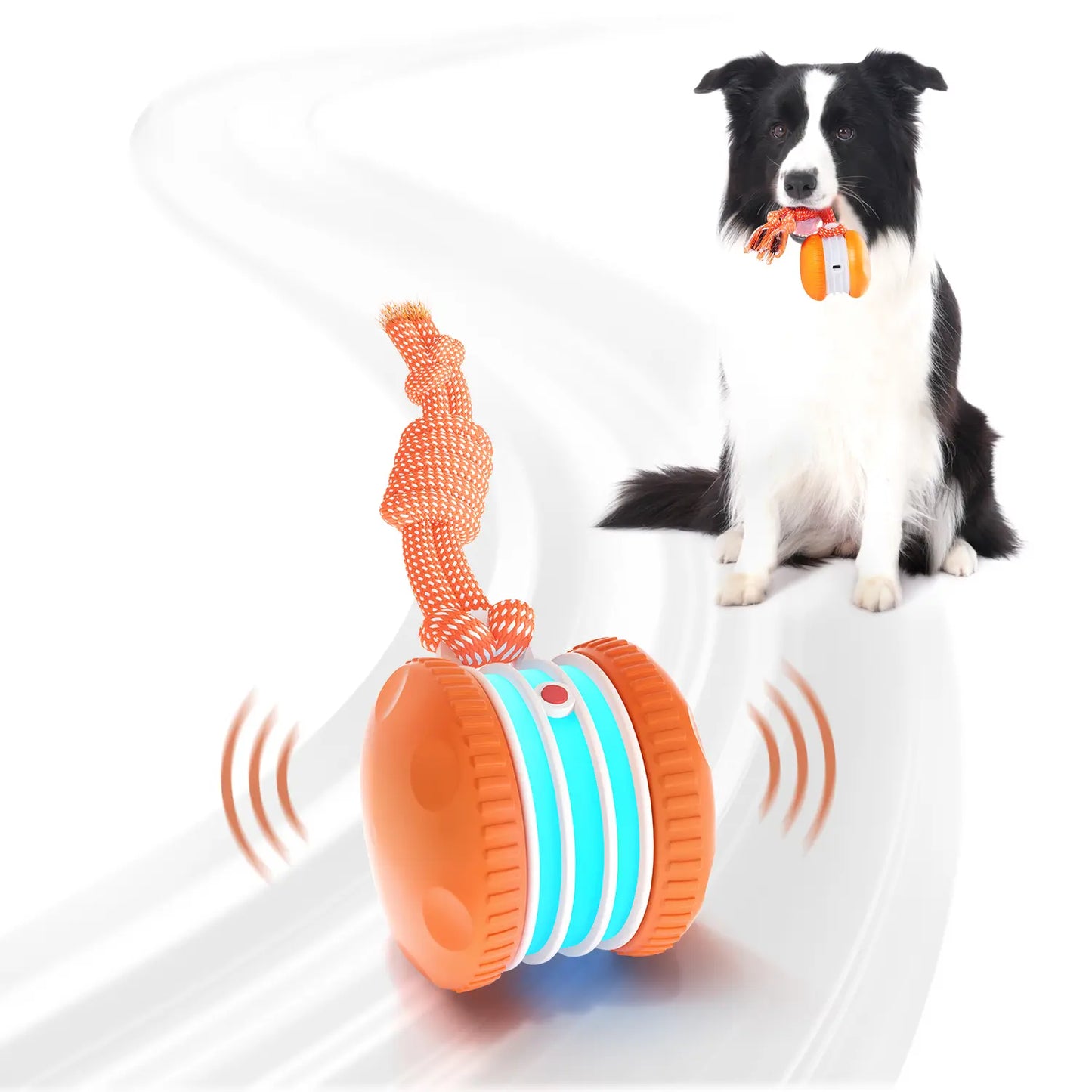 QGI Interactive Electric Dog Ball - Automatic Motion-Activated Toy for All Dog Sizes, Perfect for Boredom Relief and Fun Playtime!