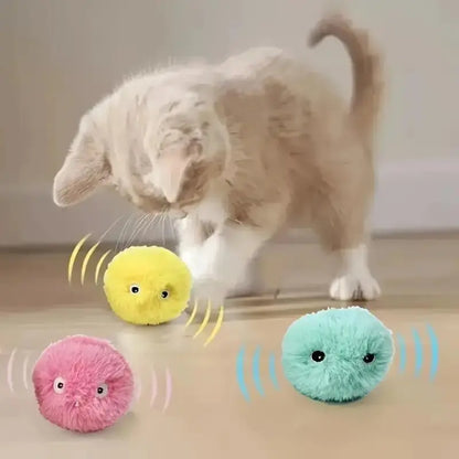 Interactive Plush Cat Teaser Toy Set - 3 Fun Sound Toys for Cats and Dogs