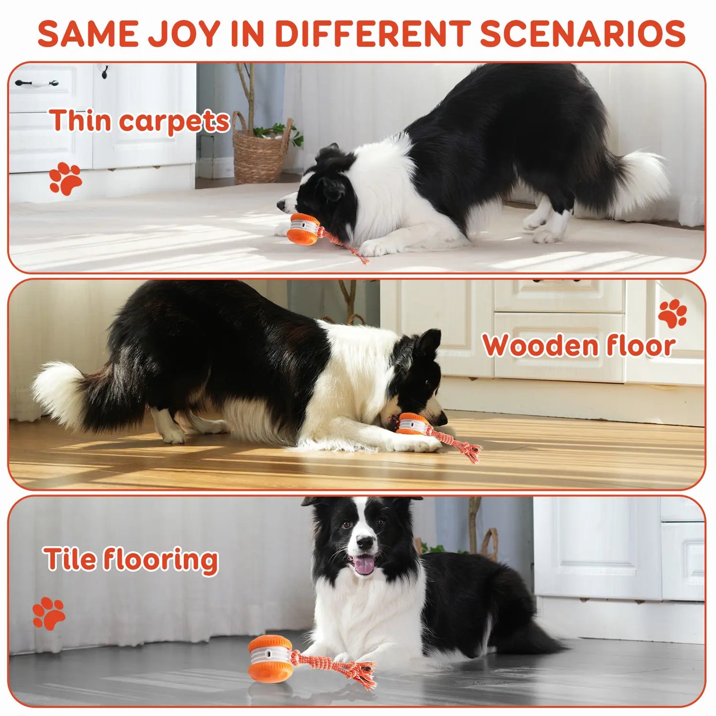QGI Interactive Electric Dog Ball - Automatic Motion-Activated Toy for All Dog Sizes, Perfect for Boredom Relief and Fun Playtime!