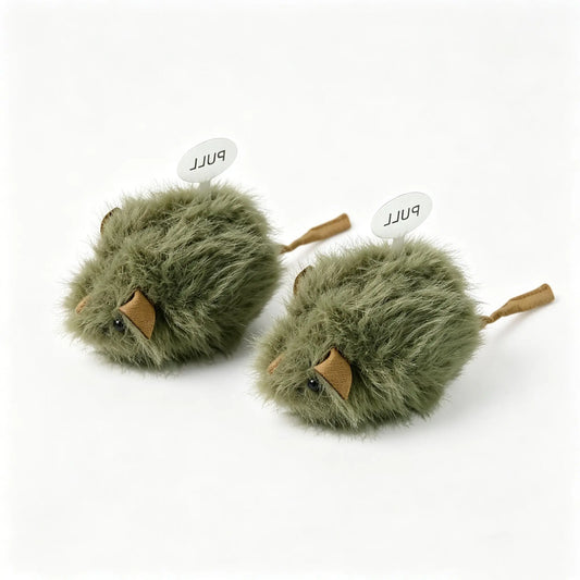 Interactive Plush Mouse Cat Toy - Sound & Catnip Chew Toy for Cats & Dogs - Boredom Relief Gift!