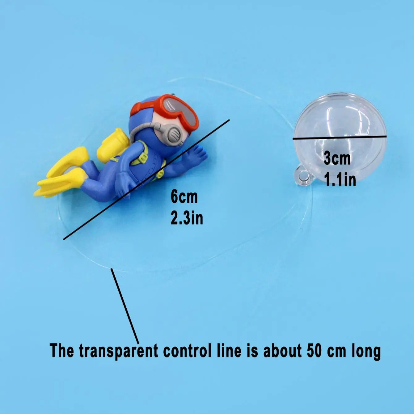 Enchanting Floating Aquarium Ornaments - Set of 2 Unique Fish Decorations