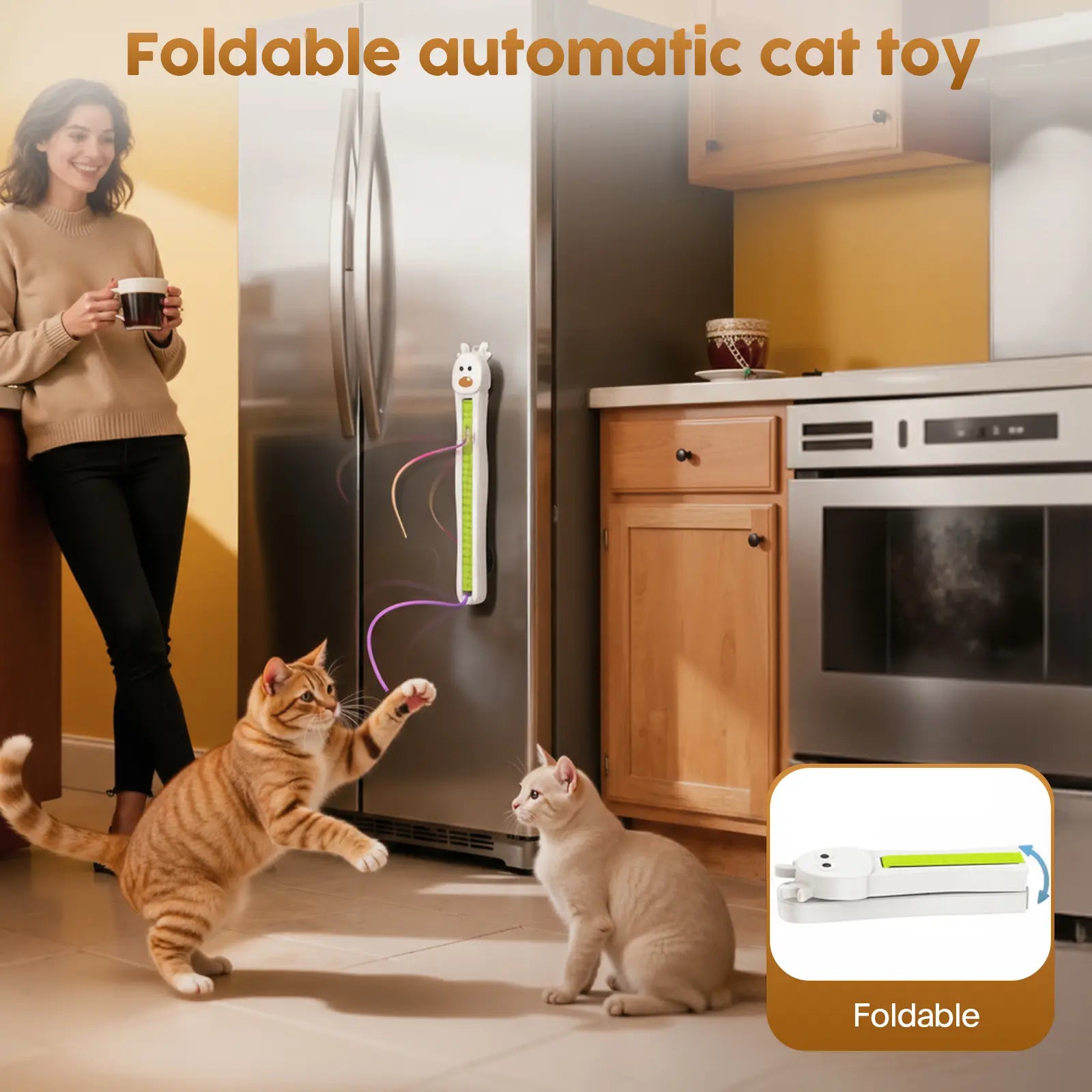 Ultimate Interactive Electric Flying Ropes Cat Toy - Engaging Indoor Fun for Kittens & Adult Cats!