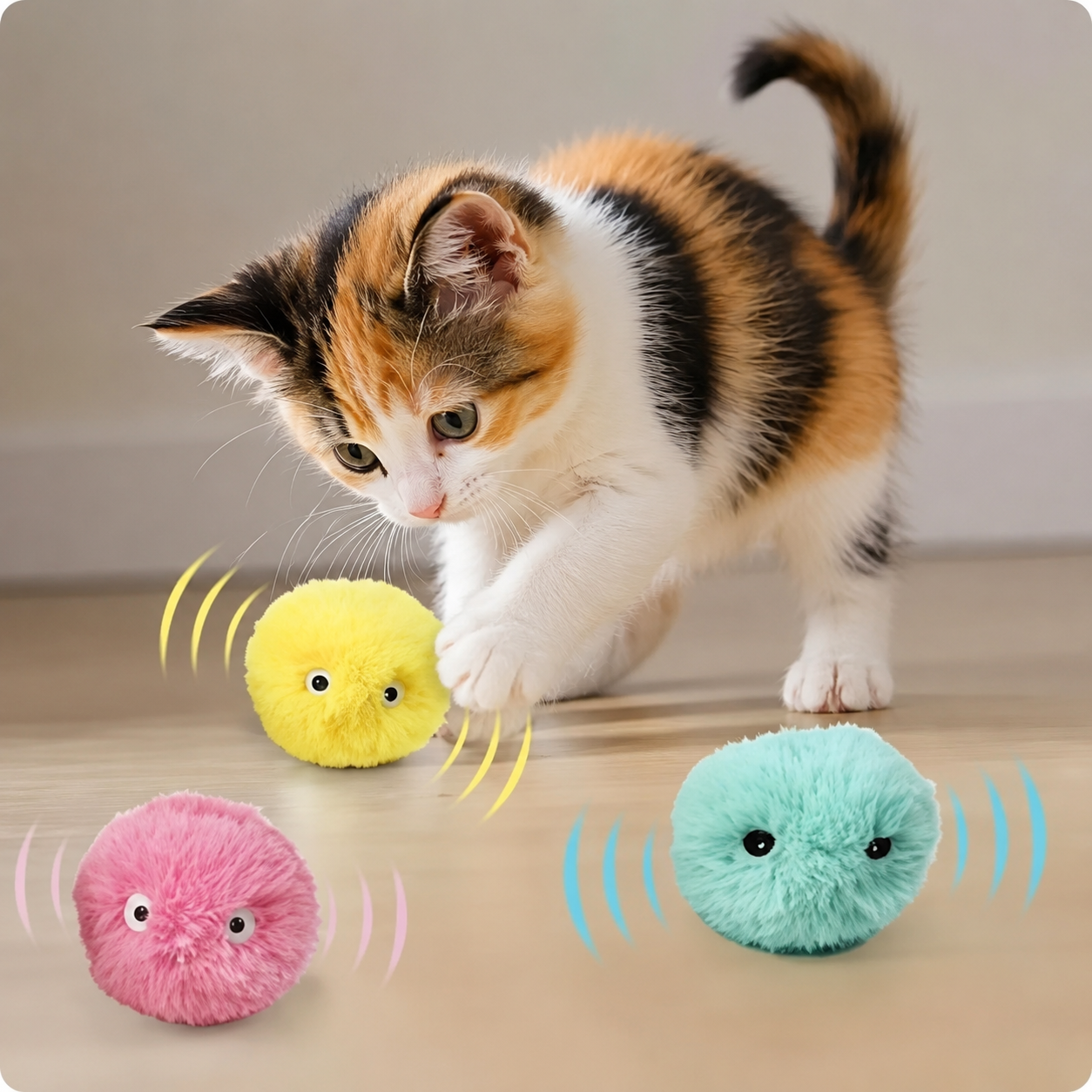 Engaging Plush Teaser Toys for Cats and Dogs