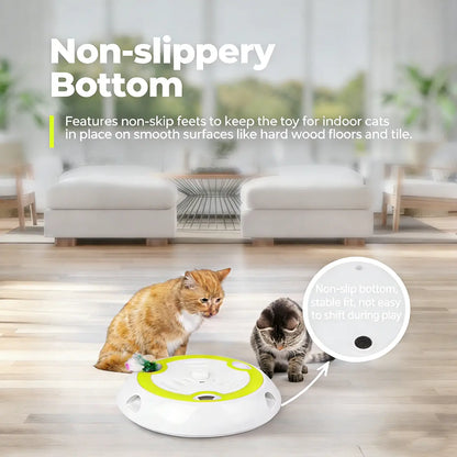 Whack a Mole Cat Toy - Automatic Feather Mice for Endless Fun!