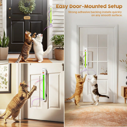 Ultimate Interactive Electric Flying Ropes Cat Toy - Engaging Indoor Fun for Kittens & Adult Cats!