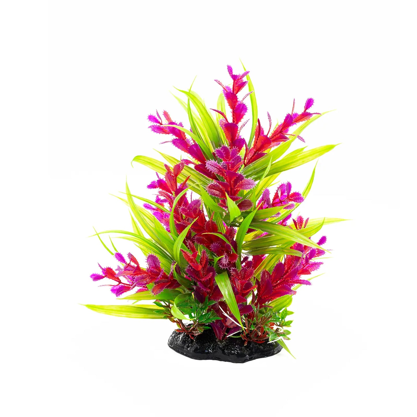 Vibrant Artificial Fish Tank Plants - Lifelike Plastic Aquarium Accessories for Stunning Underwater Decor