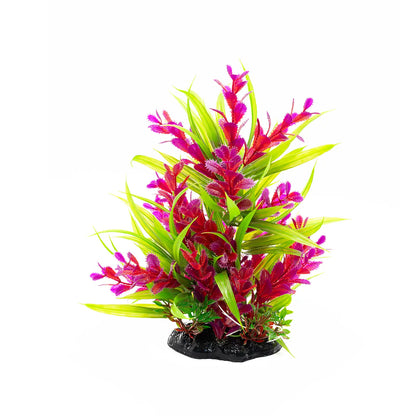 Vibrant Artificial Fish Tank Plants - Lifelike Plastic Aquarium Accessories for Stunning Underwater Decor