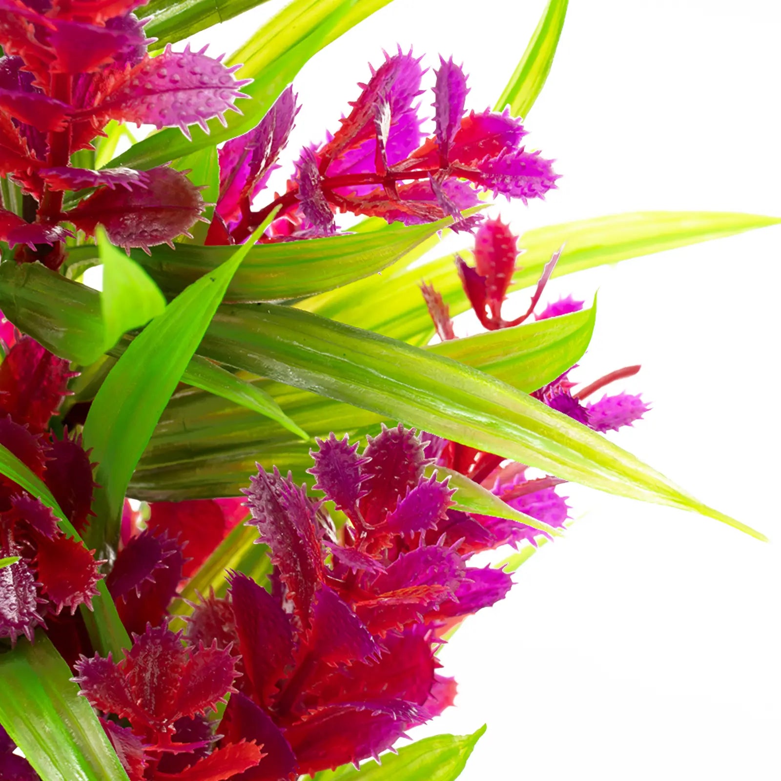Vibrant Artificial Fish Tank Plants - Lifelike Plastic Aquarium Accessories for Stunning Underwater Decor