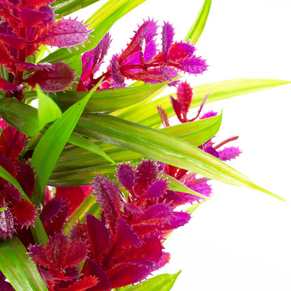 Vibrant Artificial Fish Tank Plants - Lifelike Plastic Aquarium Accessories for Stunning Underwater Decor