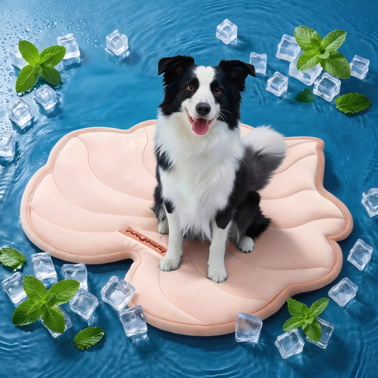 Vagascape Eco-Friendly Cooling Pet Mat - Portable & Durable Cooling Pad for Large Dogs and Cats, Perfect for Outdoor Adventures, Camping, and Crate Use, Machine Washable, No Gel Needed