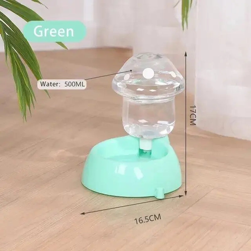 Smartpaws 1.8L Automatic Pet Feeder with Anti-Tipping Mushroom Bowl - Perfect for Mess-Free Mealtime!