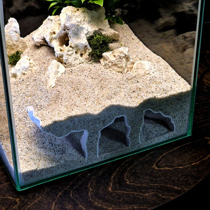 Realistic 3D Orbital Cave Aquarium & Reptile Shelter - Perfect Hiding Spot for Fish, Shrimp, Lizards, and Snakes - Ideal for Aquatic Landscaping and Office Decor
