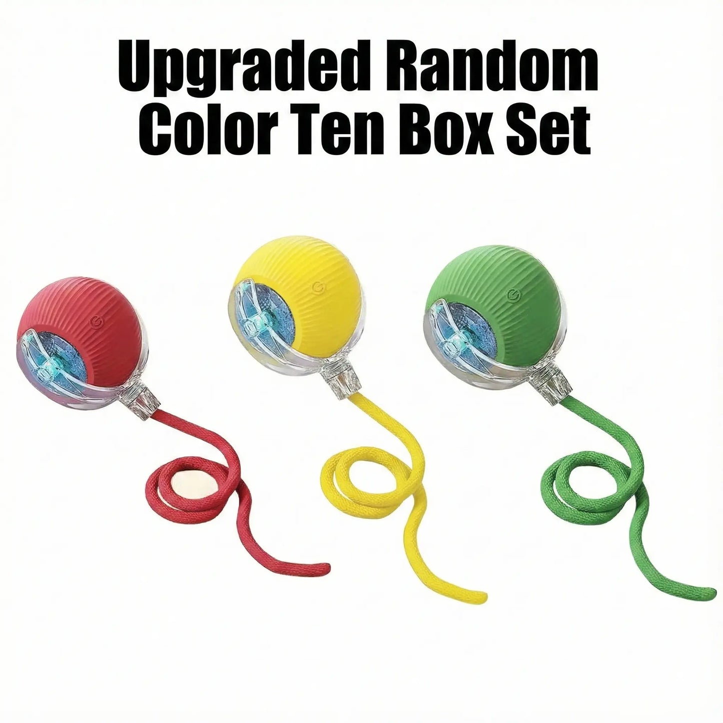 Rechargeable Rolling Ball for Dogs and Cats - Durable, Automatic, with Obstacle Avoidance for All Pet Sizes