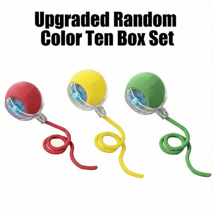 Rechargeable Rolling Ball for Dogs and Cats - Durable, Automatic, with Obstacle Avoidance for All Pet Sizes