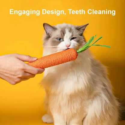 Cotton Carrot Cat Chew Toys