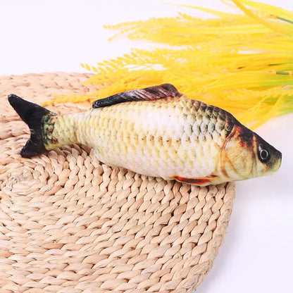 Interactive Fish-Shaped Cat Chew Toy - Fun Pet Entertainment & Supplies
