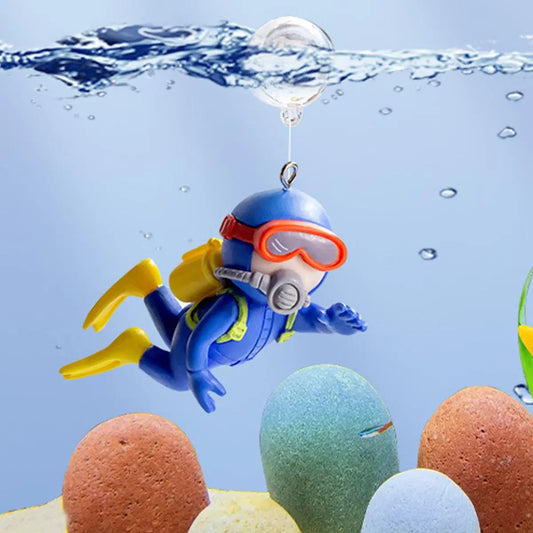 Enchanting Floating Aquarium Ornaments - Set of 2 Unique Fish Decorations