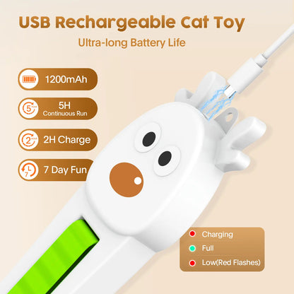 Ultimate Interactive Electric Flying Ropes Cat Toy - Engaging Indoor Fun for Kittens & Adult Cats!