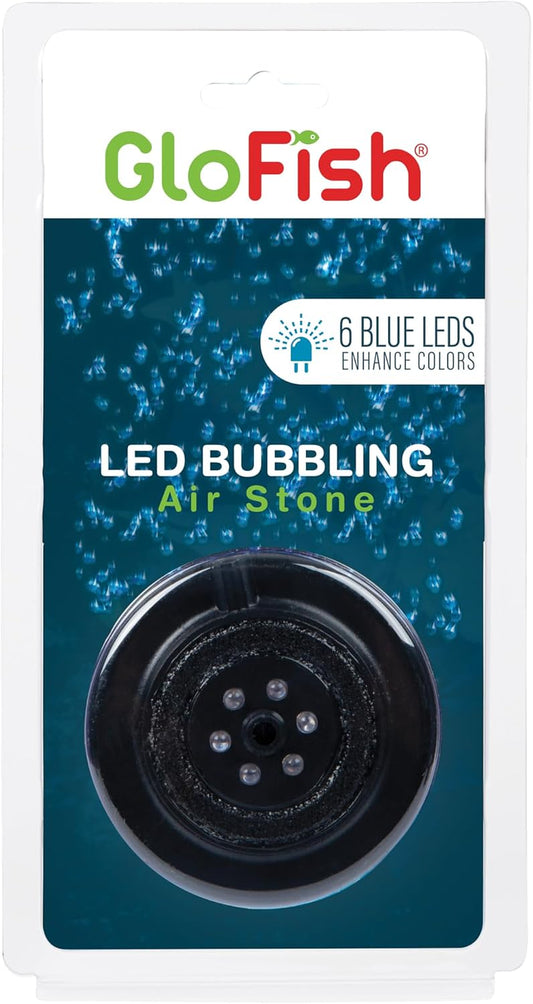 Blue LED Bubbler, Aquarium Lights with Air Stone for Fish Tanks