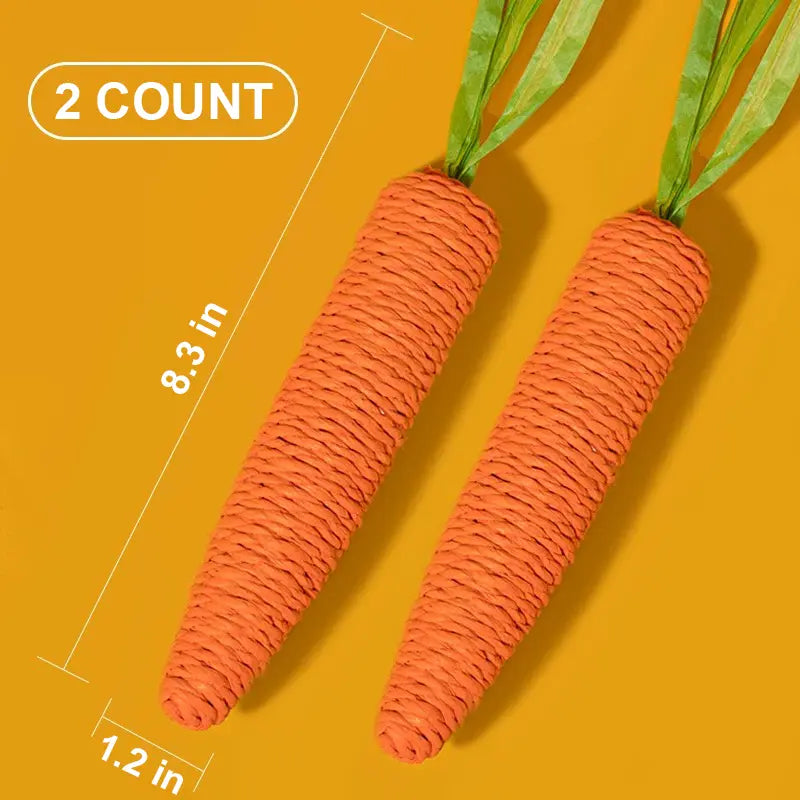 Cotton Carrot Cat Chew Toys