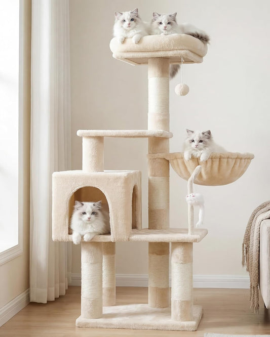 Cat Tree with Toy, 43.3 Inch