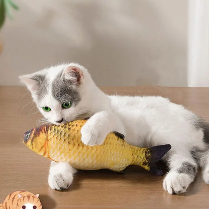 Interactive Fish-Shaped Cat Chew Toy - Fun Pet Entertainment & Supplies