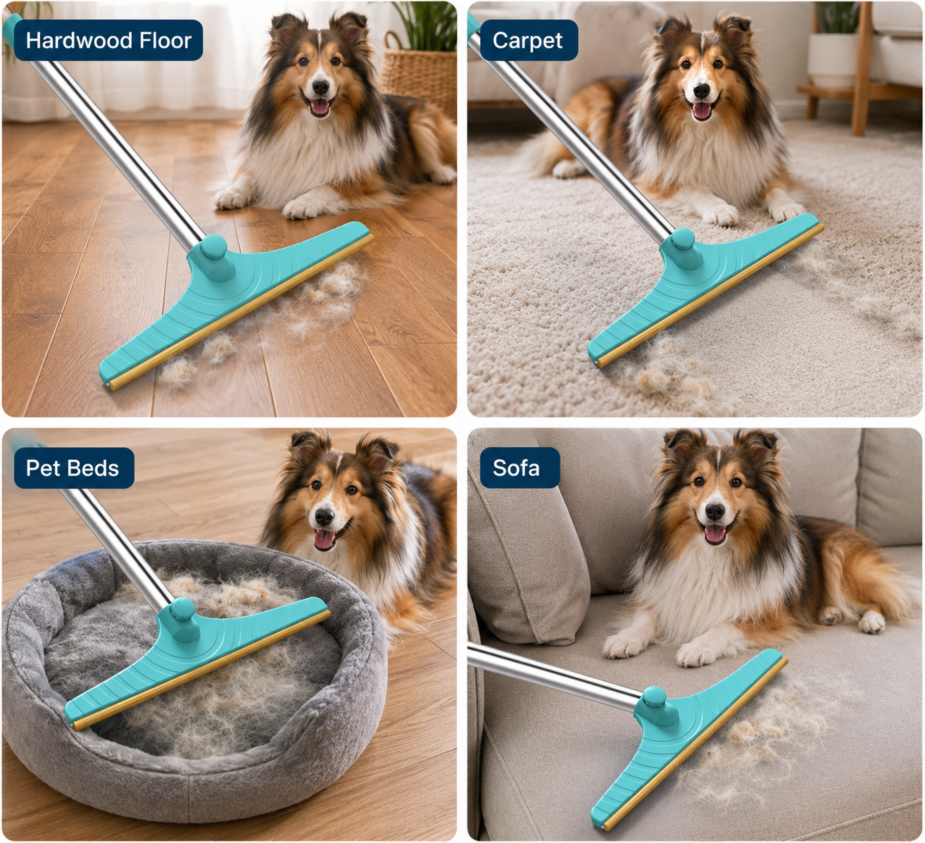 Remove Dog, Cat Hair Fast for Cleaner Floors