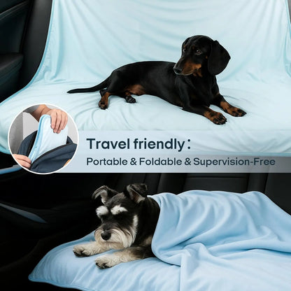 Vagascape Eco-Friendly Cooling Pet Mat - Portable & Durable Cooling Pad for Large Dogs and Cats, Perfect for Outdoor Adventures, Camping, and Crate Use, Machine Washable, No Gel Needed