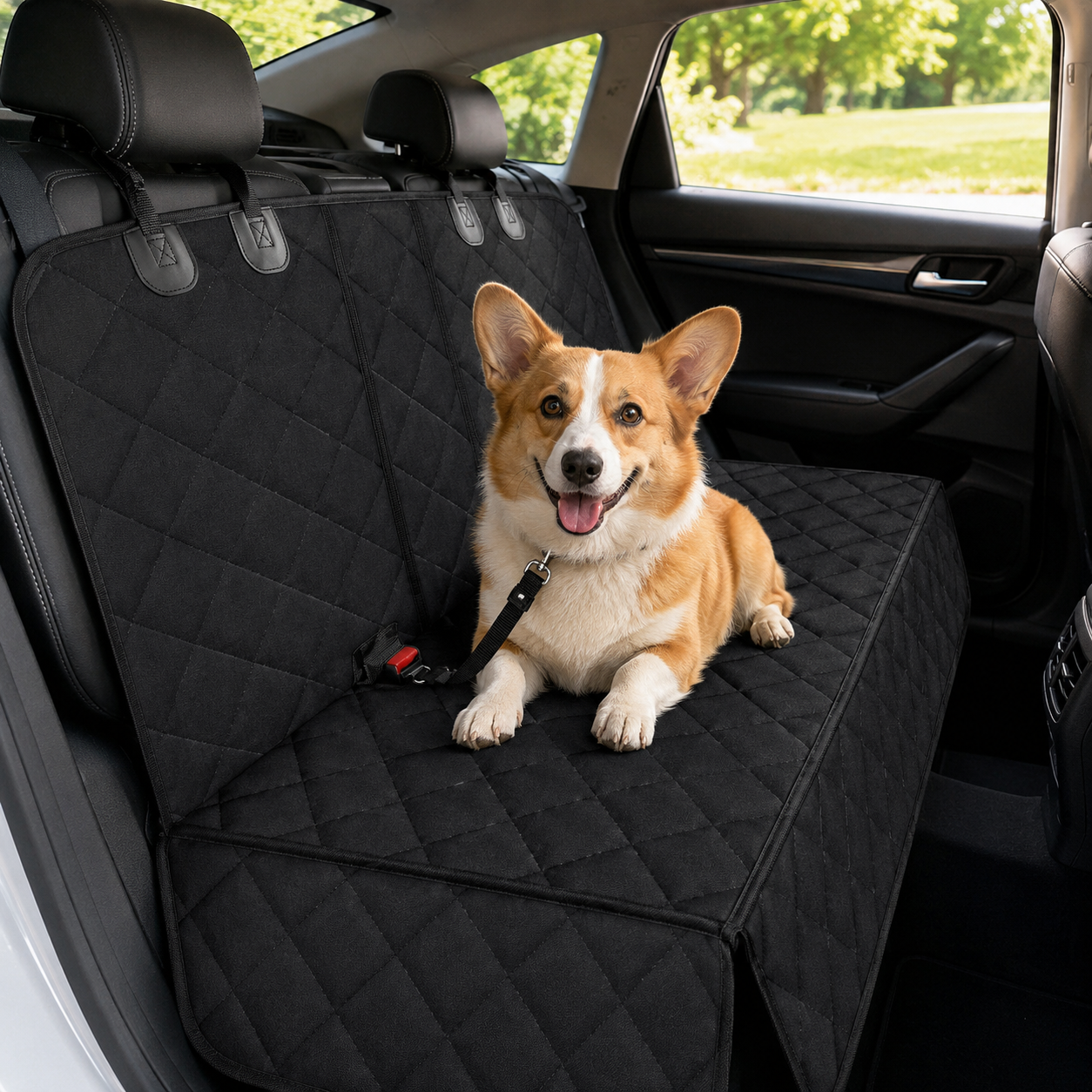 Waterproof Dog Car Seat Cover for Messy Rides