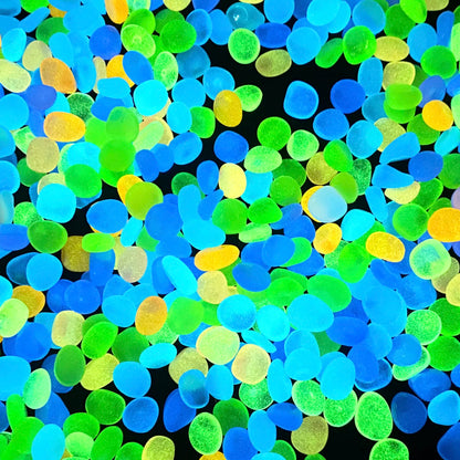 100 Pcs Luminous Rock, Stone Luminous Dark Garden Pebbles, Sidewalk Fish Tank Decoration, Aquariums, Fish Tanks Loom