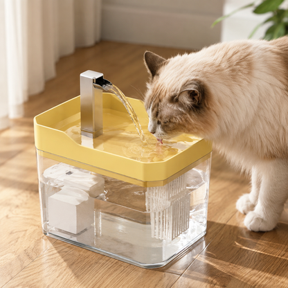 Keep Your Cat Drinking More – Automatic Filtered Water Fountain with USB Pump