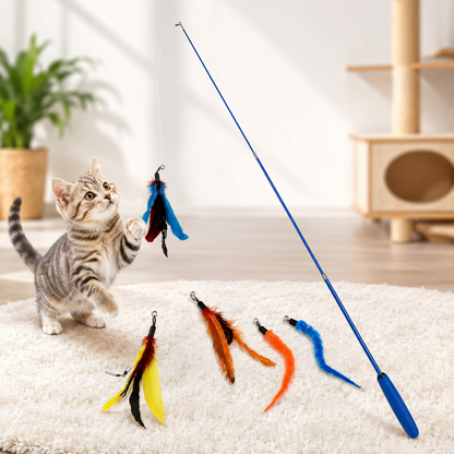 Awaken Your Cat’s Hunting Instincts With Feather Fun
