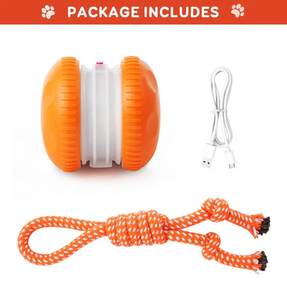 QGI Interactive Electric Dog Ball - Automatic Motion-Activated Toy for All Dog Sizes, Perfect for Boredom Relief and Fun Playtime!