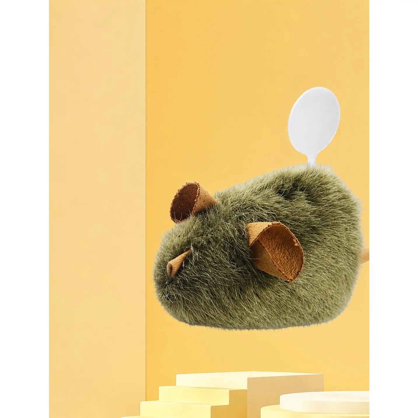 Interactive Plush Mouse Cat Toy - Sound & Catnip Chew Toy for Cats & Dogs - Boredom Relief Gift!