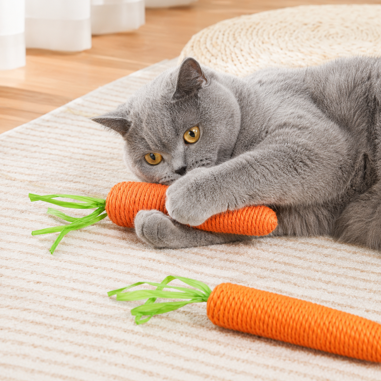 Boost Healthy Play With Crunchy Carrot Chew Toys