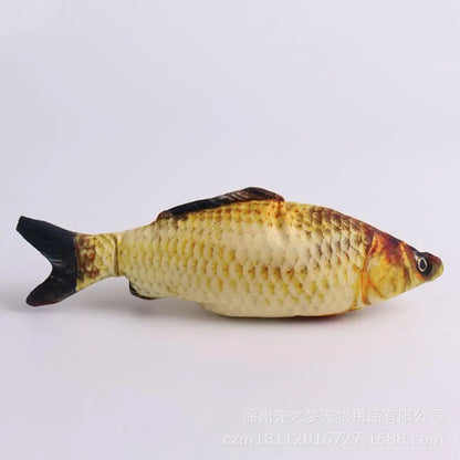 Interactive Fish-Shaped Cat Chew Toy - Fun Pet Entertainment & Supplies