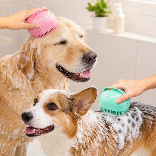 Make Bath Time Easier With Brush-and-Dry Convenience