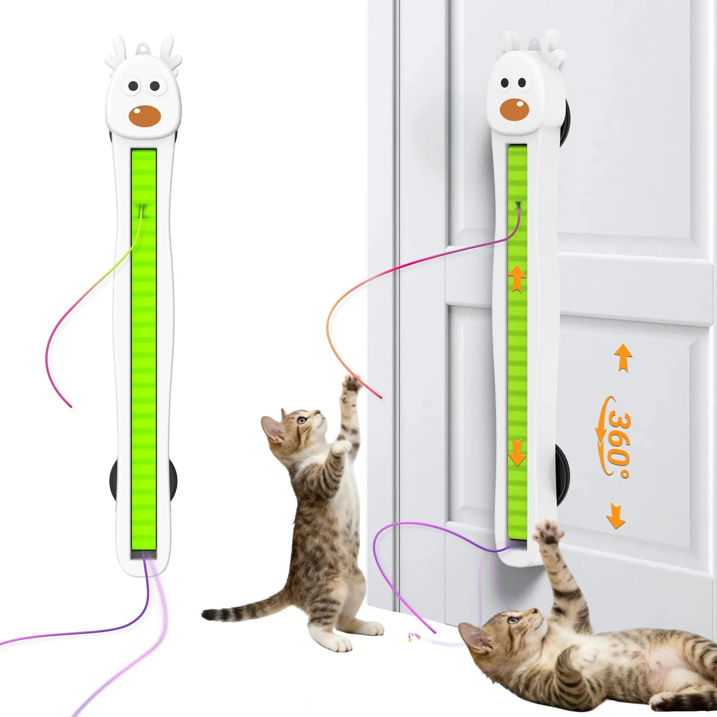 Ultimate Interactive Electric Flying Ropes Cat Toy - Engaging Indoor Fun for Kittens & Adult Cats!