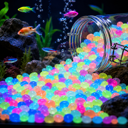 Glow-in-the-Dark Aquarium Pebbles for Vibrant Tank Decor