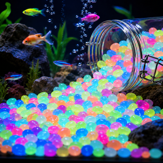 Glow-in-the-Dark Aquarium Pebbles for Vibrant Tank Decor