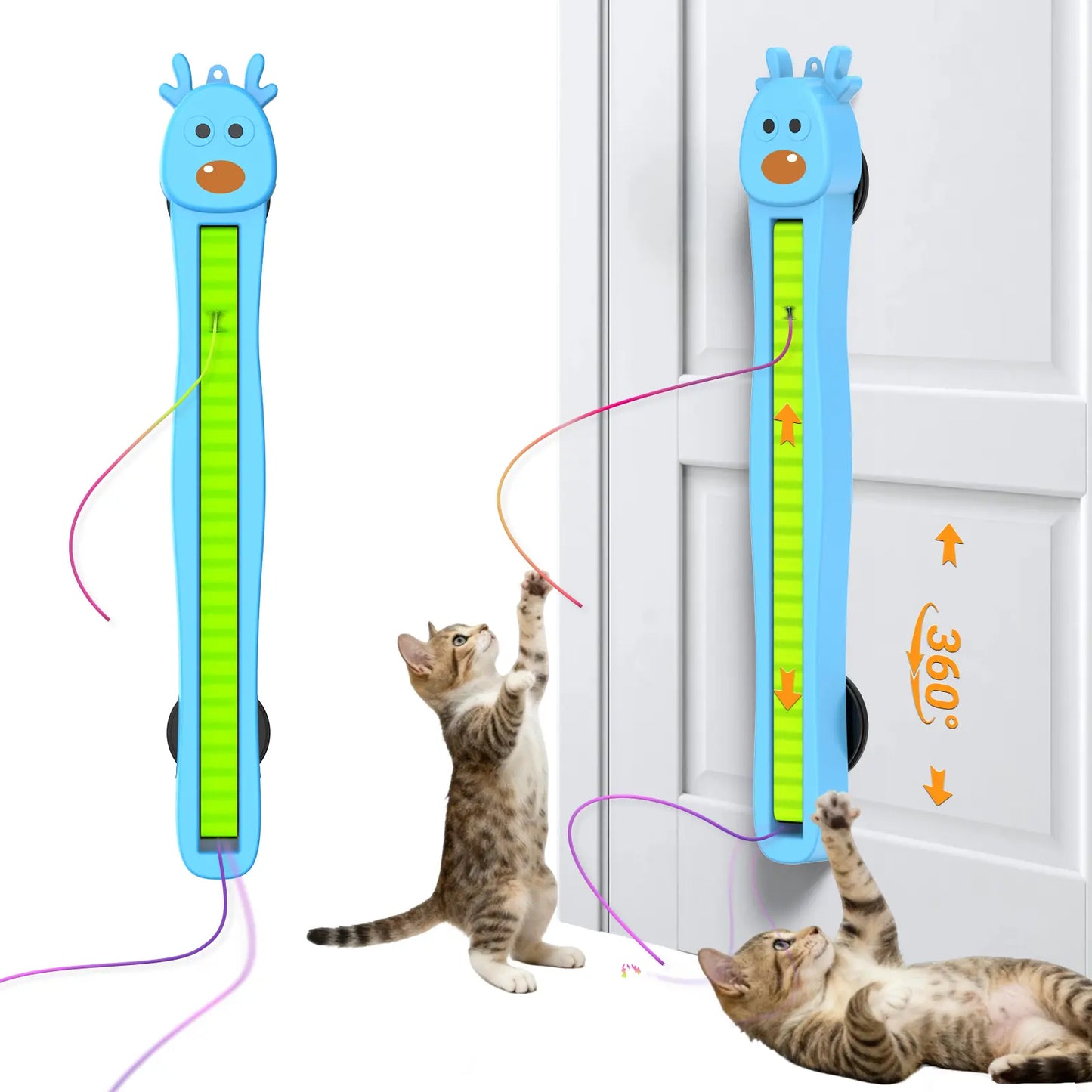 Ultimate Interactive Electric Flying Ropes Cat Toy - Engaging Indoor Fun for Kittens & Adult Cats!