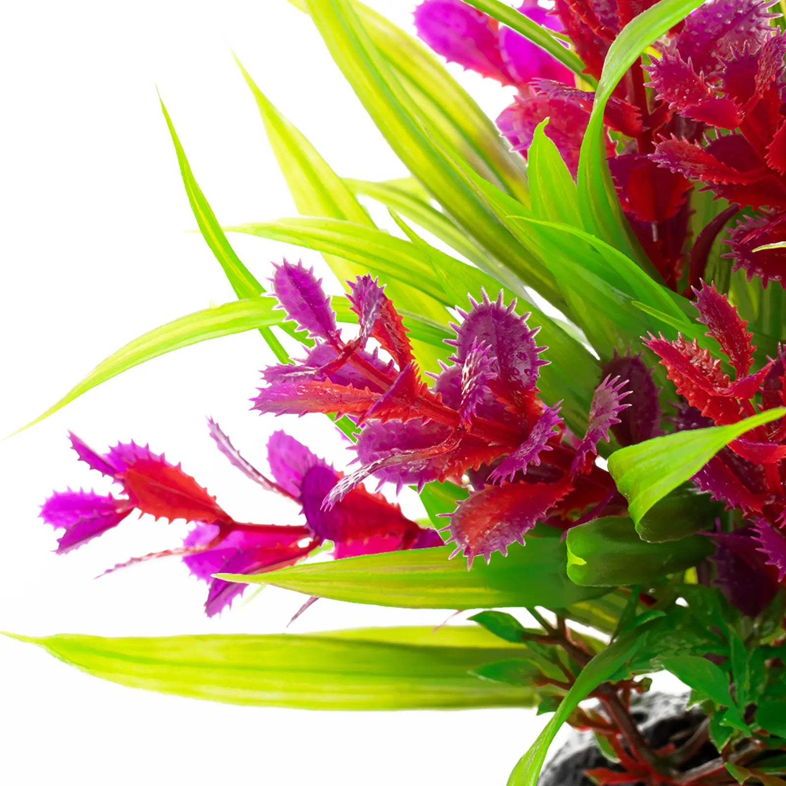 Vibrant Artificial Fish Tank Plants - Lifelike Plastic Aquarium Accessories for Stunning Underwater Decor
