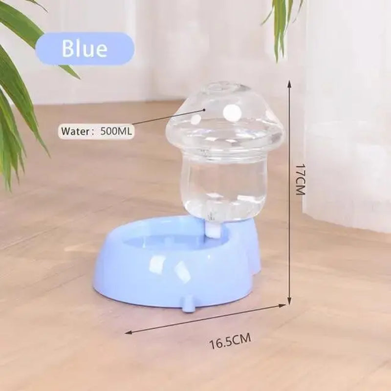 Smartpaws 1.8L Automatic Pet Feeder with Anti-Tipping Mushroom Bowl - Perfect for Mess-Free Mealtime!