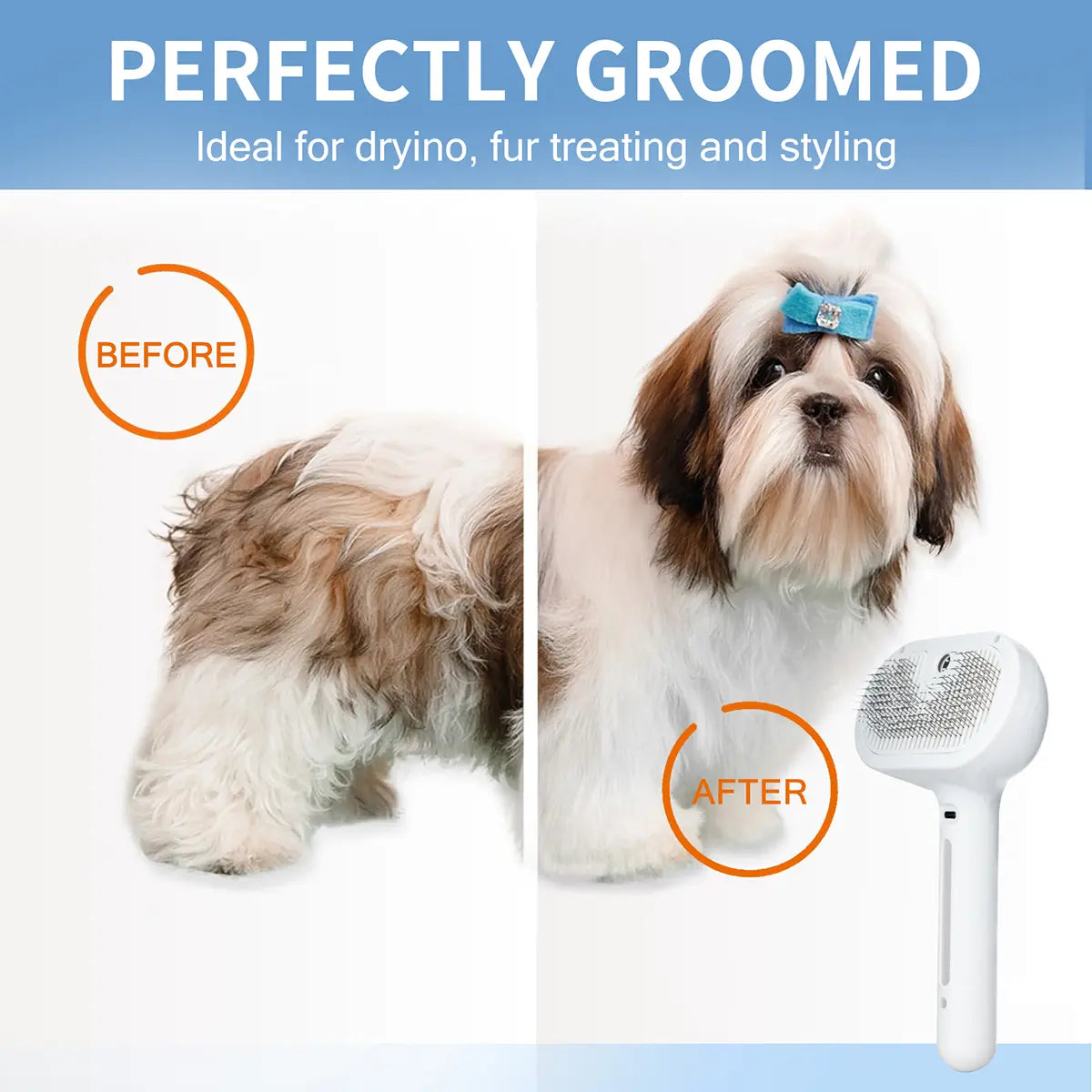 Catpick Pet Spray & Hair Removal Comb - Effortless Odor Elimination & Grooming for Cats and Dogs