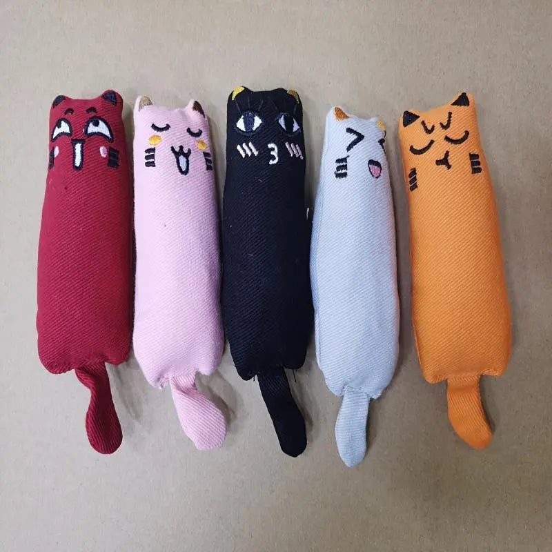 Vibrant Catnip Chew & Teaser Toy - Durable Interactive Fun for Indoor Cats!