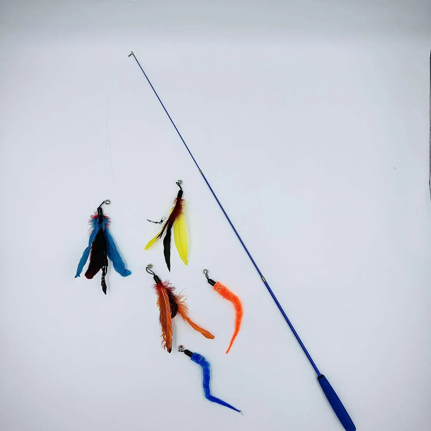 Ultimate Fishing Feather Cat Toy - Engage Your Feline's Instincts!
