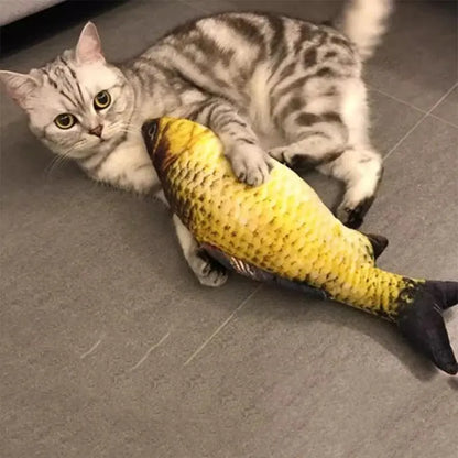Interactive Fish-Shaped Cat Chew Toy - Fun Pet Entertainment & Supplies