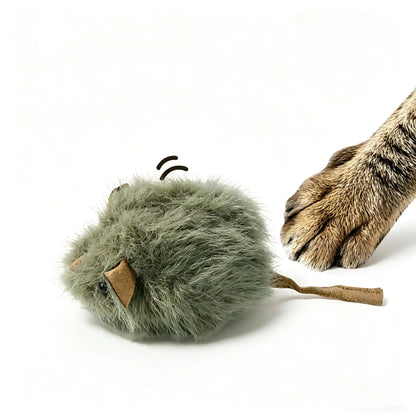 Interactive Plush Mouse Cat Toy - Sound & Catnip Chew Toy for Cats & Dogs - Boredom Relief Gift!